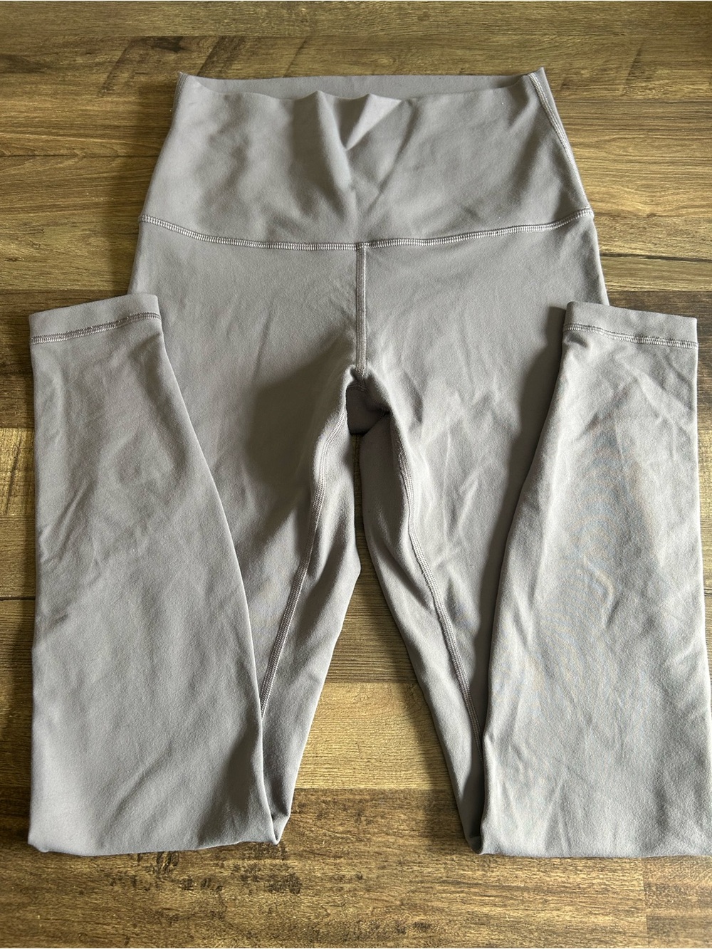 Lululemon Align High Rise Leggings Lunar Rock Gray Purple Muted Taupe Size 8